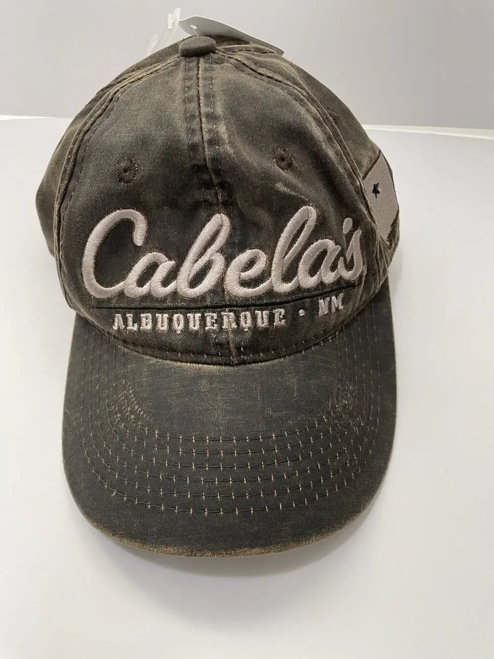 Cabela’s Brown Sports Cap Hat CAP Albuquerque NM Embroidered New